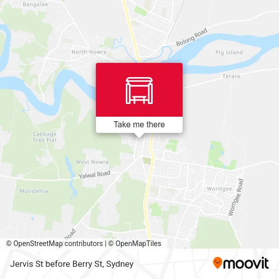 Jervis St before Berry St map