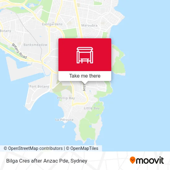 Mapa Bilga Cres after Anzac Pde
