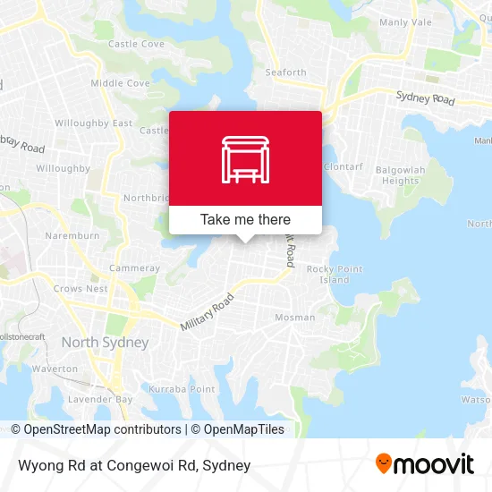 Wyong Rd at Congewoi Rd map