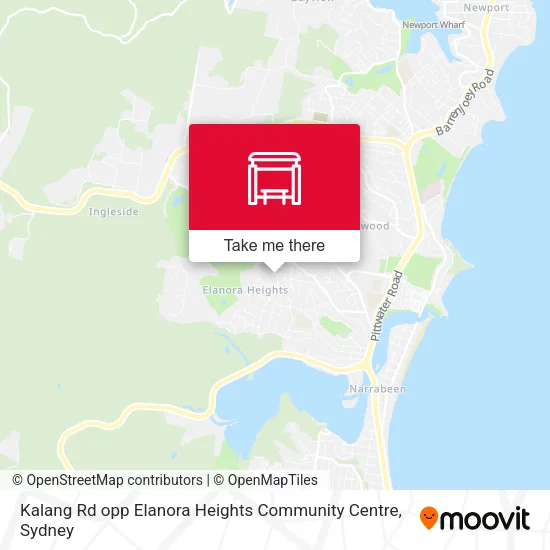 Kalang Rd opp Elanora Heights Community Centre map