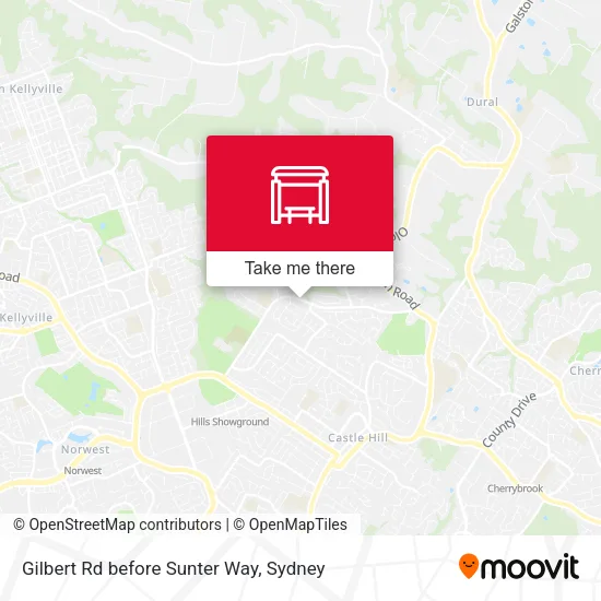 Gilbert Rd before Sunter Way map