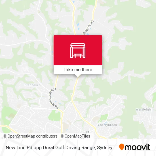 New Line Rd opp Dural Golf Driving Range map