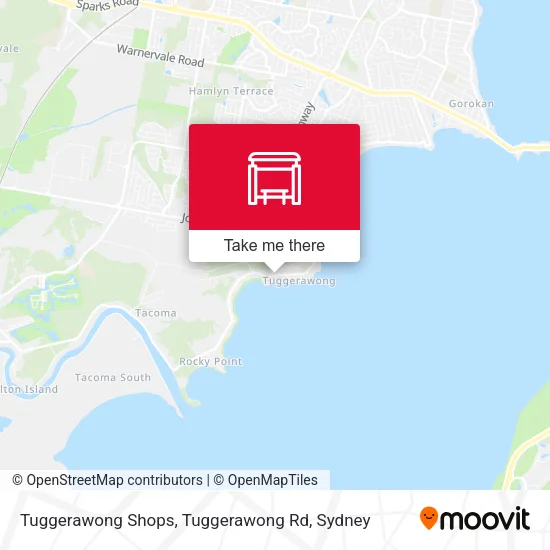 Tuggerawong Shops, Tuggerawong Rd map