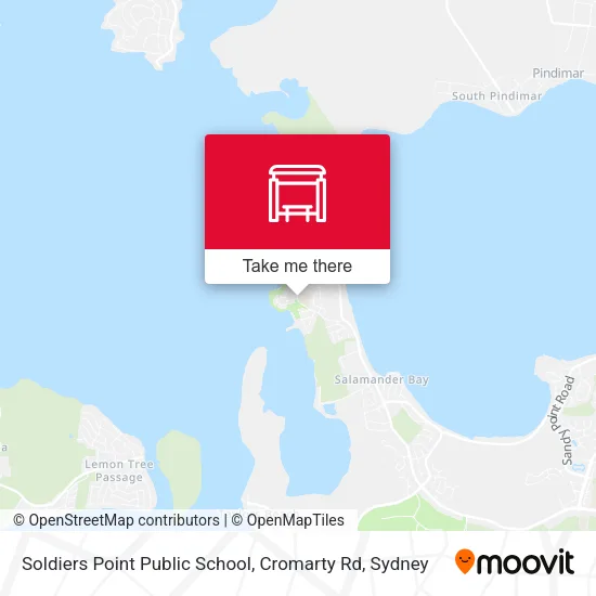 Soldiers Point Public School, Cromarty Rd map