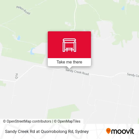 Sandy Creek Rd at Quorrobolong Rd map