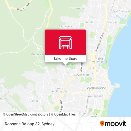 Mapa Robsons Rd opp 32