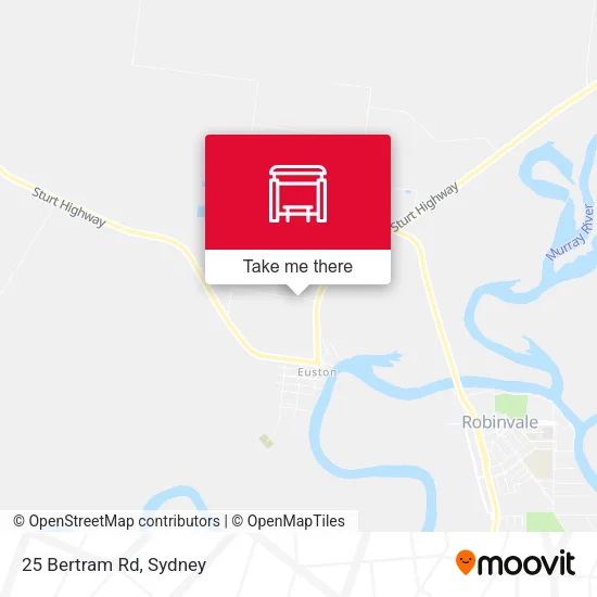 Mapa 25 Bertram Rd
