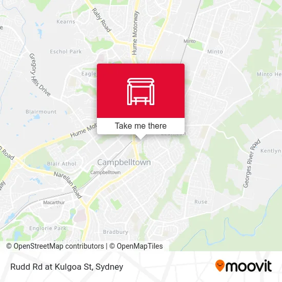 Mapa Rudd Rd at Kulgoa St