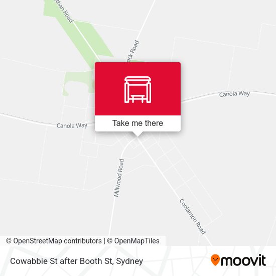 Cowabbie St after Booth St map