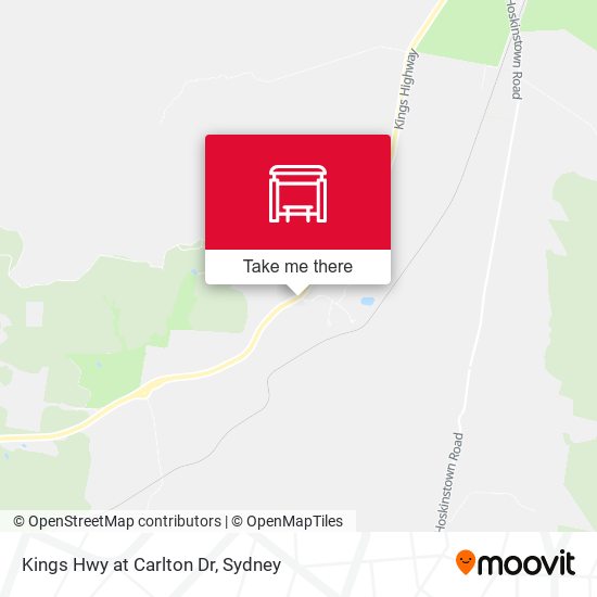Kings Hwy at Carlton Dr map