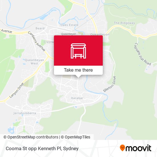 Cooma St opp Kenneth Pl map
