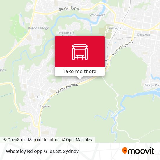 Wheatley Rd opp Giles St map