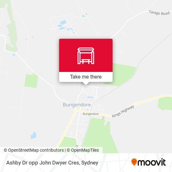 Ashby Dr opp John Dwyer Cres map