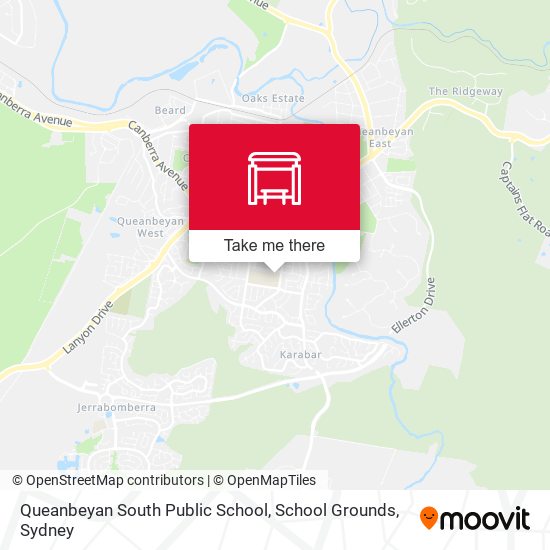 Queanbeyan South Public School, School Grounds map