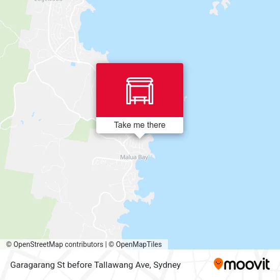 Garagarang St before Tallawang Ave map