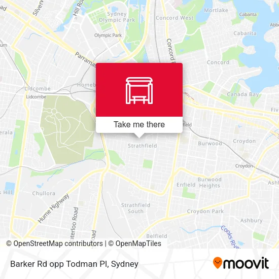Barker Rd opp Todman Pl map