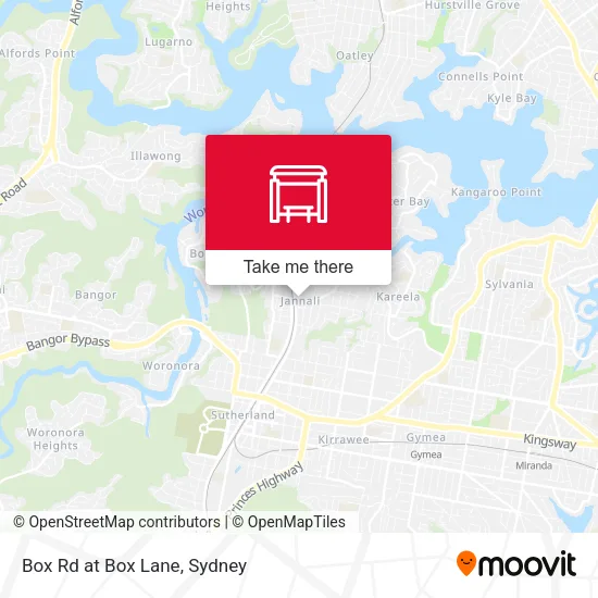 Box Rd at Box Lane map