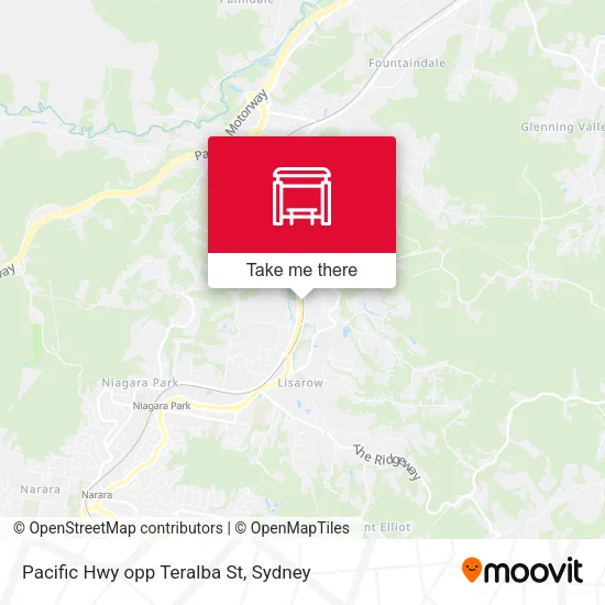 Mapa Pacific Hwy opp Teralba St