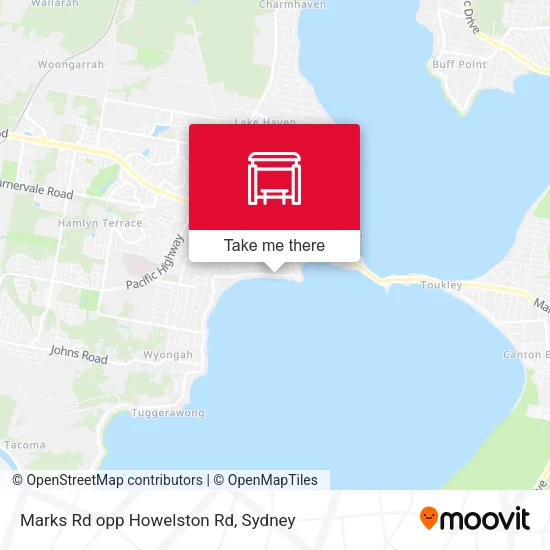 Marks Rd opp Howelston Rd map