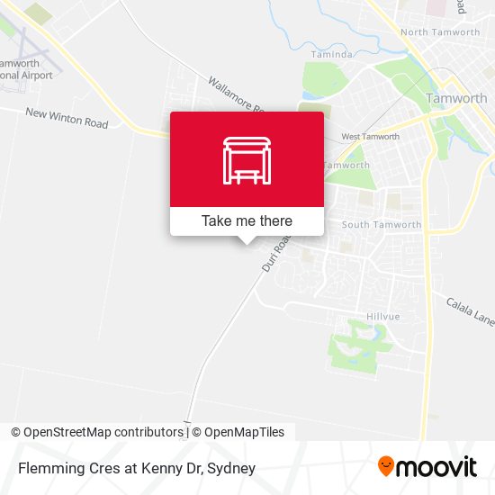 Flemming Cres at Kenny Dr map