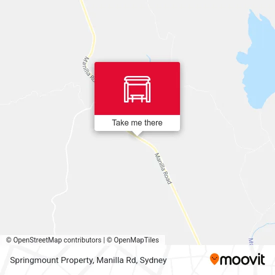 Springmount Property, Manilla Rd map
