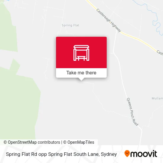 Spring Flat Rd opp Spring Flat South Lane map