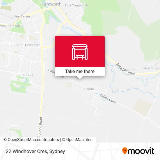 Mapa 22 Windhover Cres