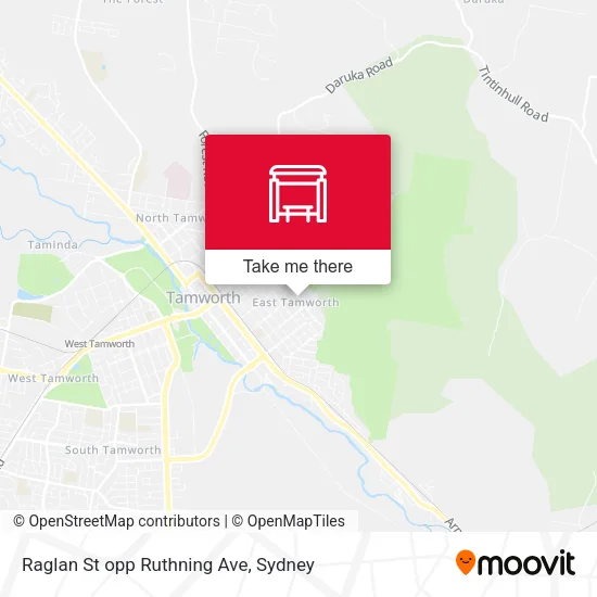Raglan St opp Ruthning Ave map