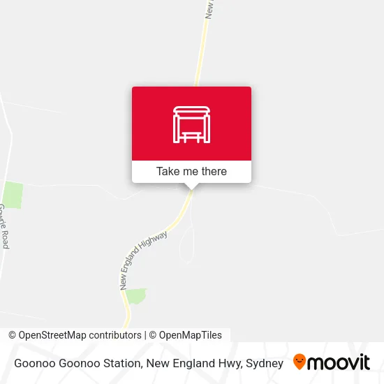 Mapa Goonoo Goonoo Station, New England Hwy
