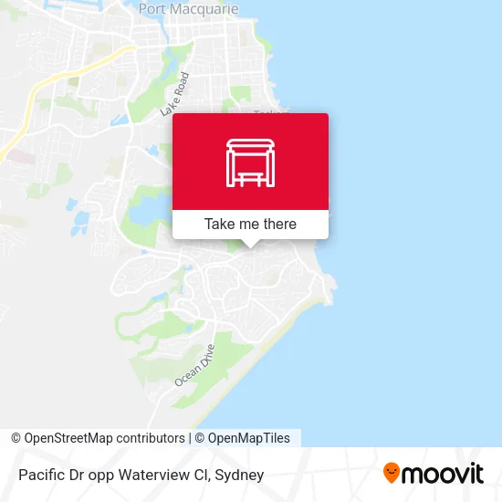 Pacific Dr opp Waterview Cl map