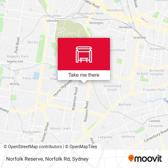 Norfolk Reserve, Norfolk Rd map