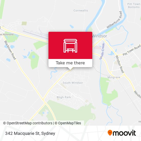 Mapa 342 Macquarie St