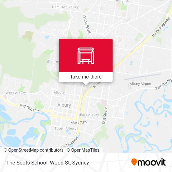 The Scots School, Wood St map
