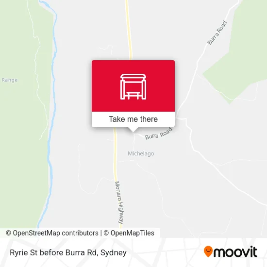 Ryrie St before Burra Rd map