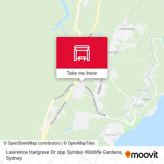 Lawrence Hargrave Dr opp Symbio Wildlife Gardens map