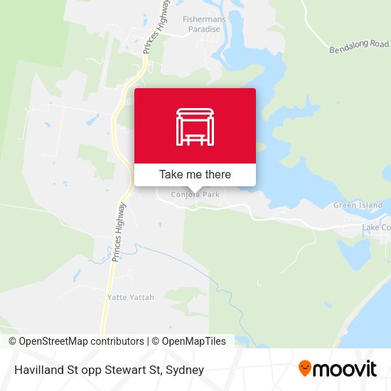 Havilland St opp Stewart St map