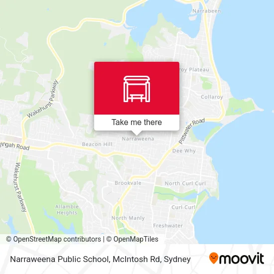 Narraweena Public School, McIntosh Rd map