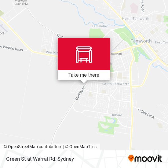 Green St at Warral Rd map