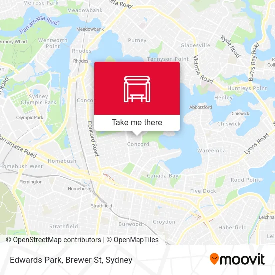 Mapa Edwards Park, Brewer St
