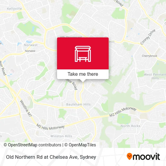 Old Northern Rd at Chelsea Ave map