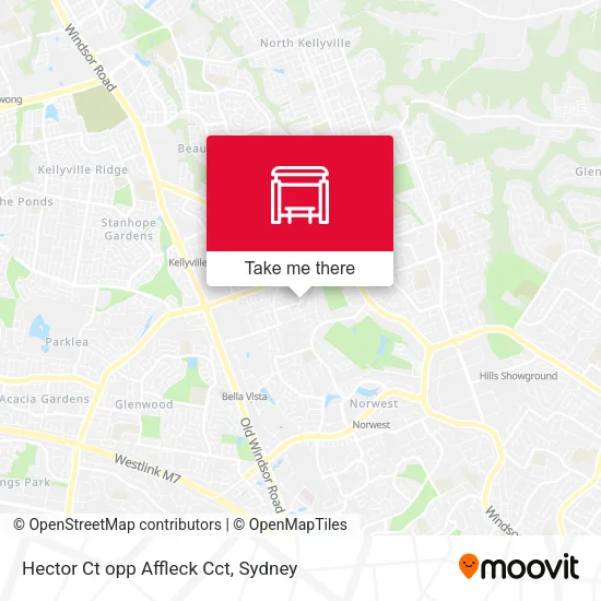 Hector Ct opp Affleck Cct map