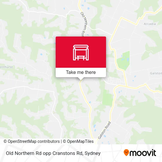 Old Northern Rd opp Cranstons Rd map