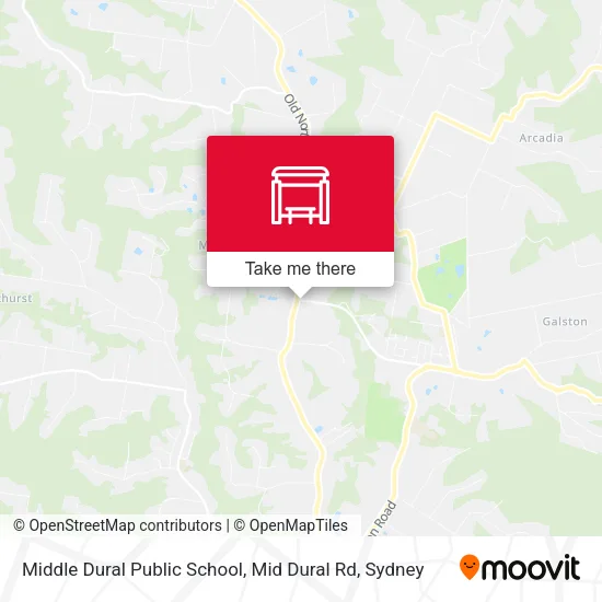 Middle Dural Public School, Mid Dural Rd map