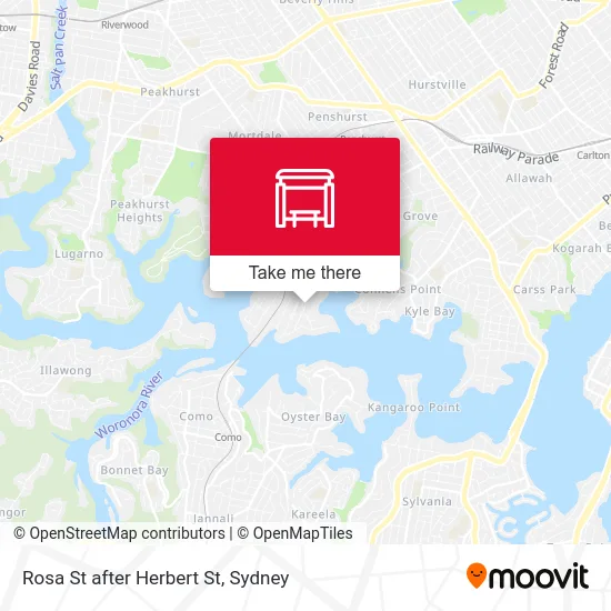 Mapa Rosa St after Herbert St