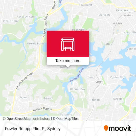 Fowler Rd opp Flint Pl map