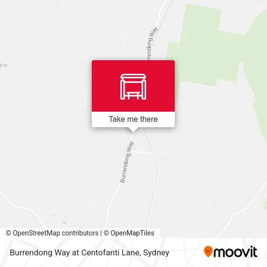 Burrendong Way at Centofanti Lane map