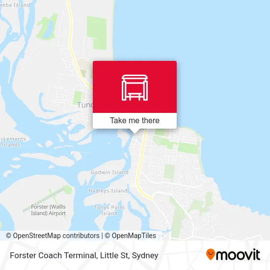 Forster Coach Terminal, Little St map
