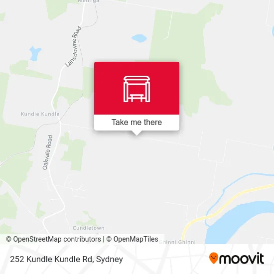 Mapa 252 Kundle Kundle Rd