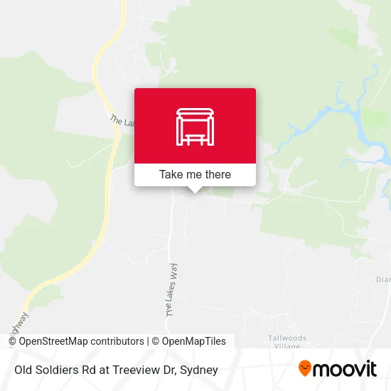 Old Soldiers Rd at Treeview Dr map