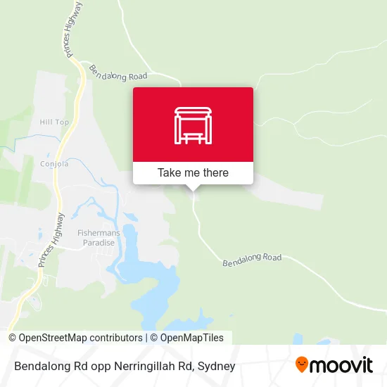 Bendalong Rd opp Nerringillah Rd map